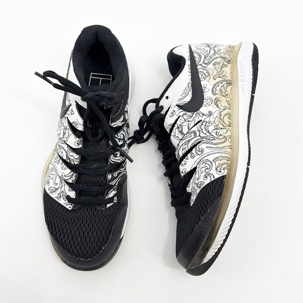 Nike Air Zoom Vapor X Rococo Baroque Black White Shoes AA8030-103 Men's Size 6.5